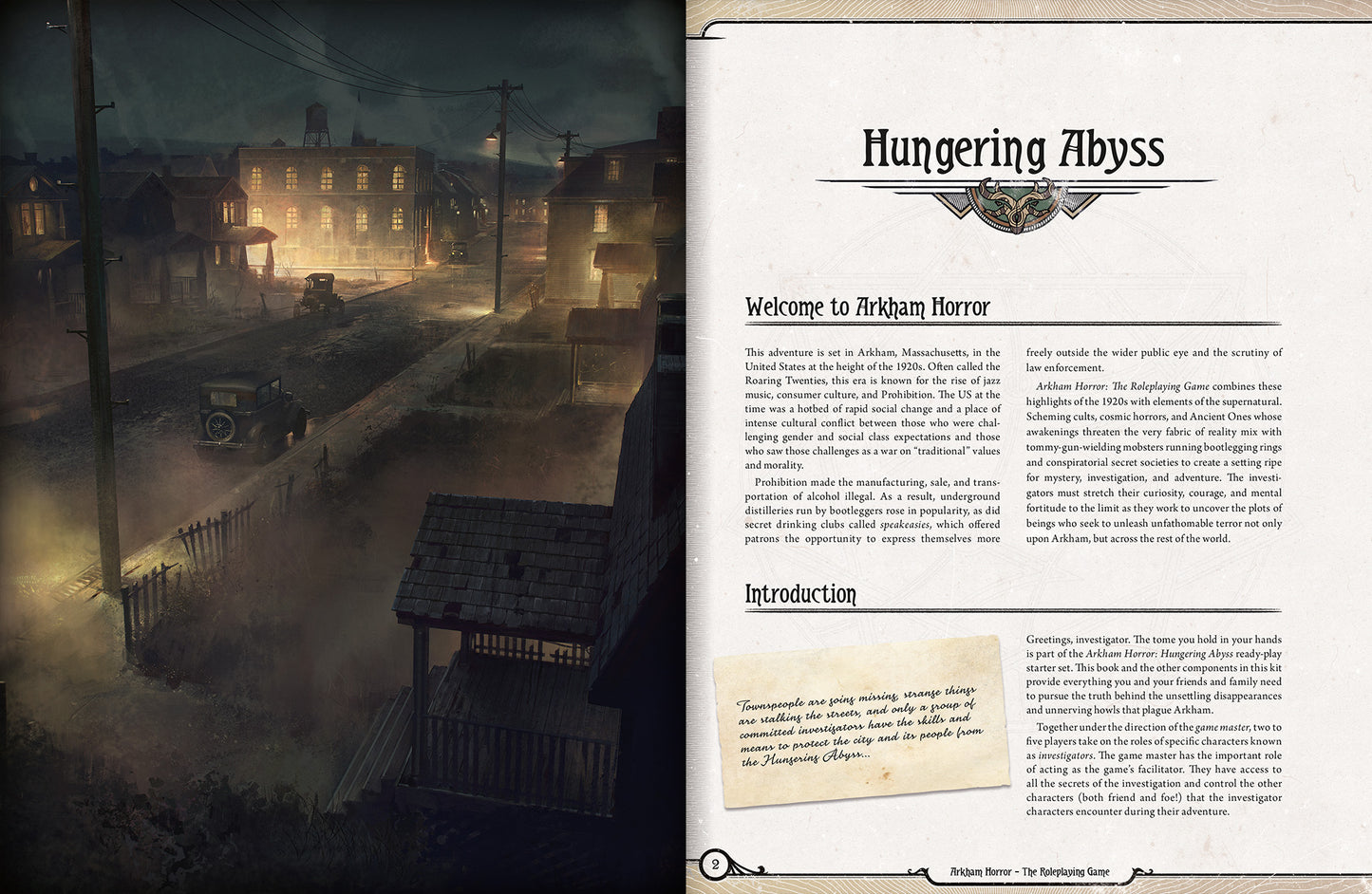Arkham Horror RPG: Starter Set: Hungering Abyss