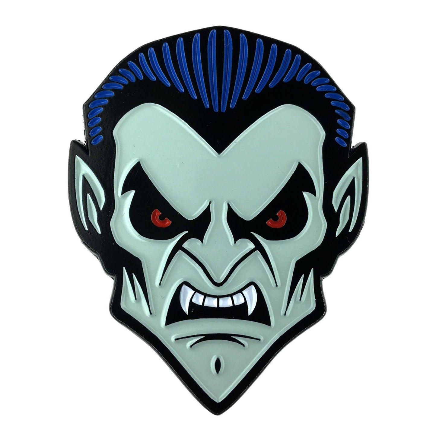 Dracula Head Enamel Pin