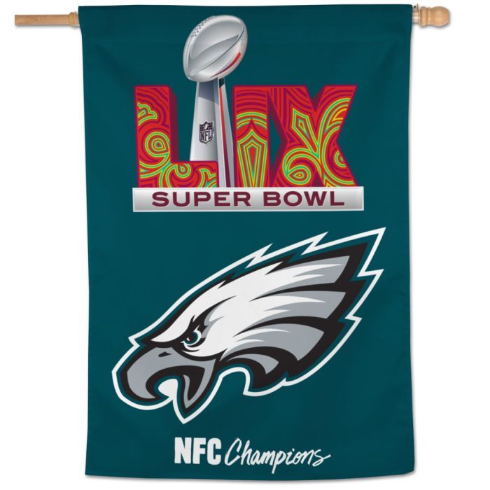 Philadelphia Eagles Super Bowl LIX 28" x 40" Vertical Flag