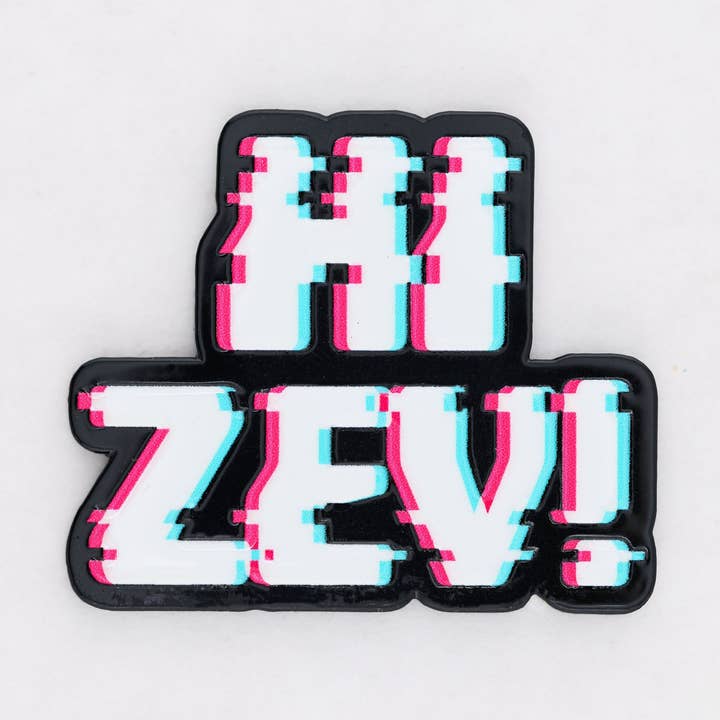 Foam Brain Games: Enamel Pin - Dungeon Crawler Carl - Hi Zev! Glitch