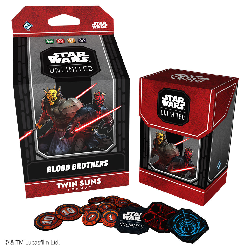 Star Wars: Unlimited - Twin Suns Deck - Blood Brothers - Maul and Savage Opress