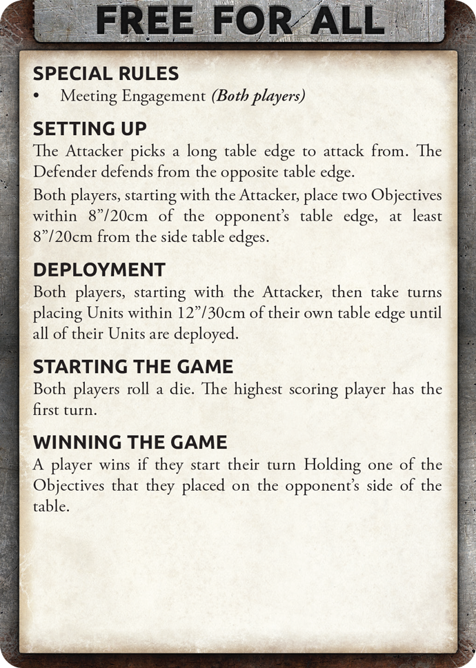 Flames of War: Mission Cards