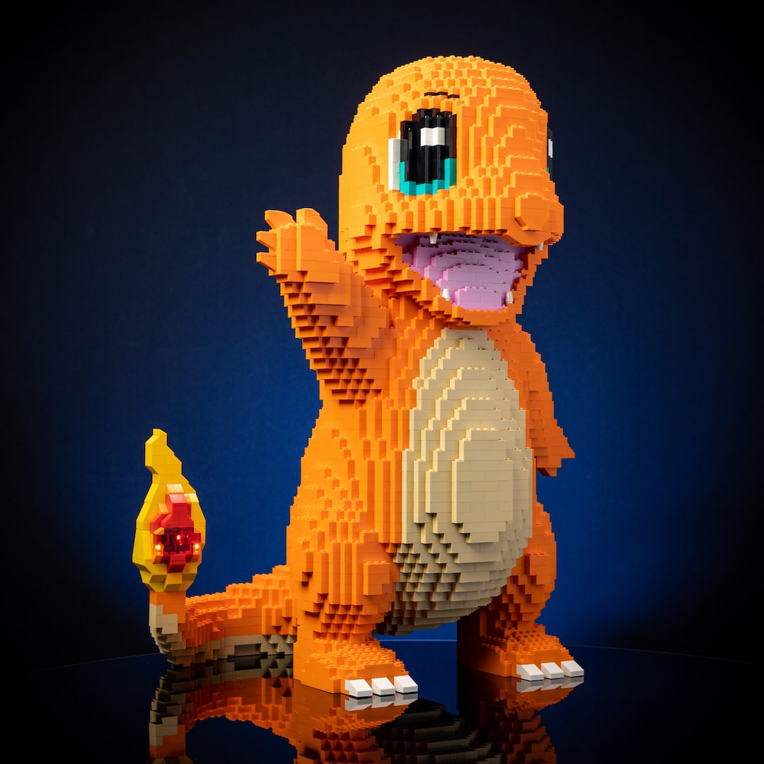 Life-Sized Fire Lizard