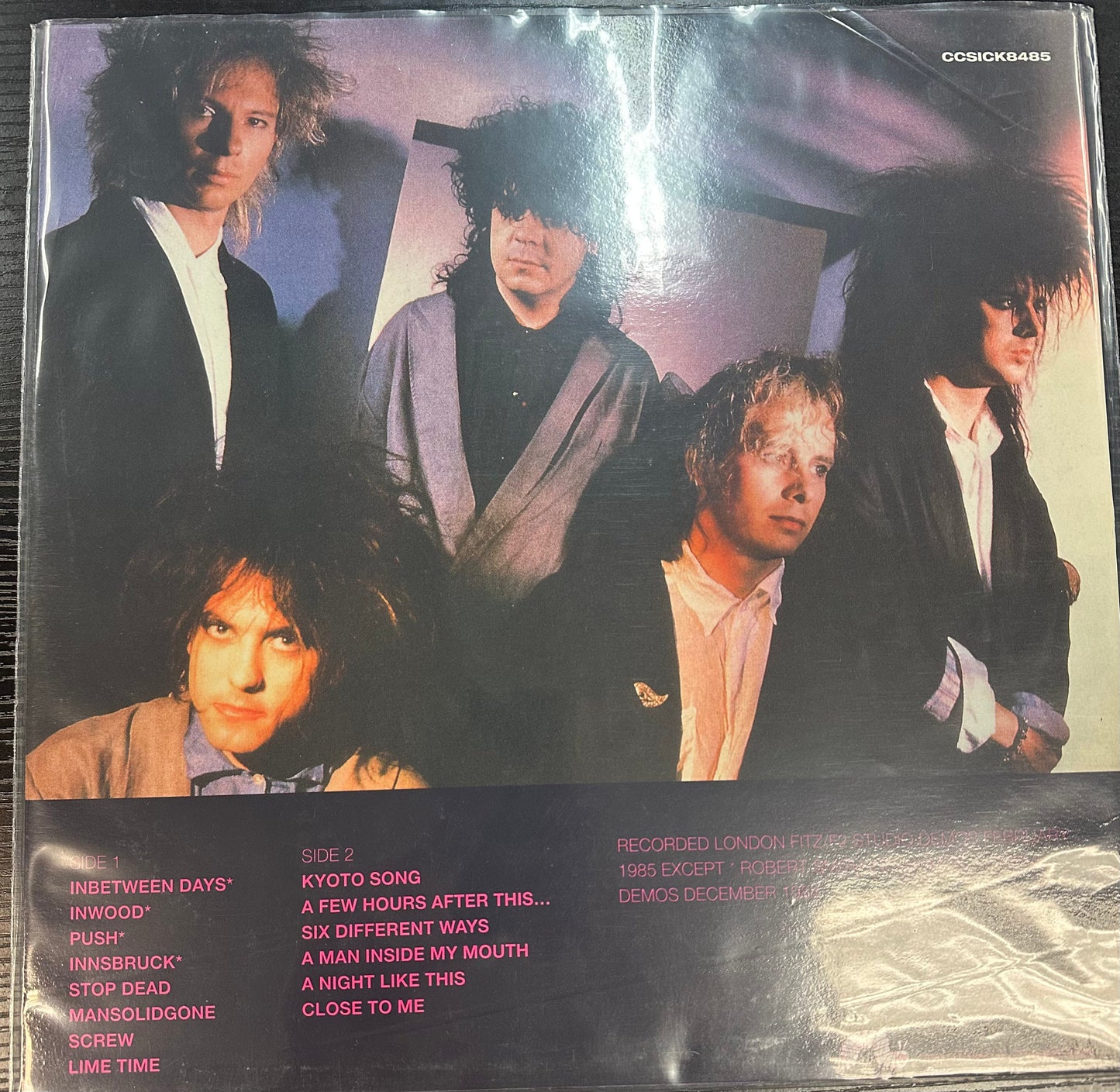 The Cure - Death In The Pool *Unofficial* Vinyl LP Record