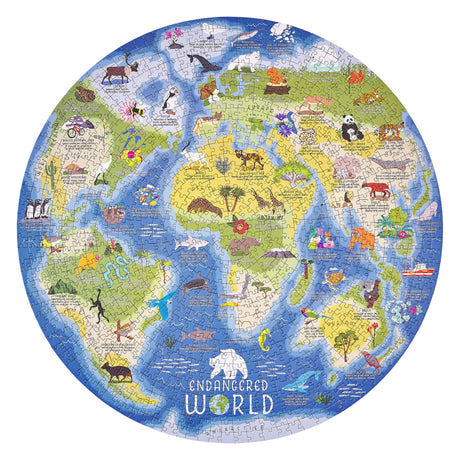 Ridley's Games Puzzles: Jigsaw Puzzle - 1000 Pieces - Endangered World