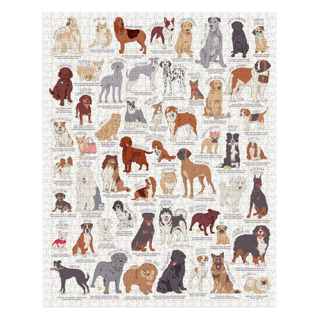 Ridley's Games Puzzles: Jigsaw Puzzle - 1000 Pieces - Dog Lover's