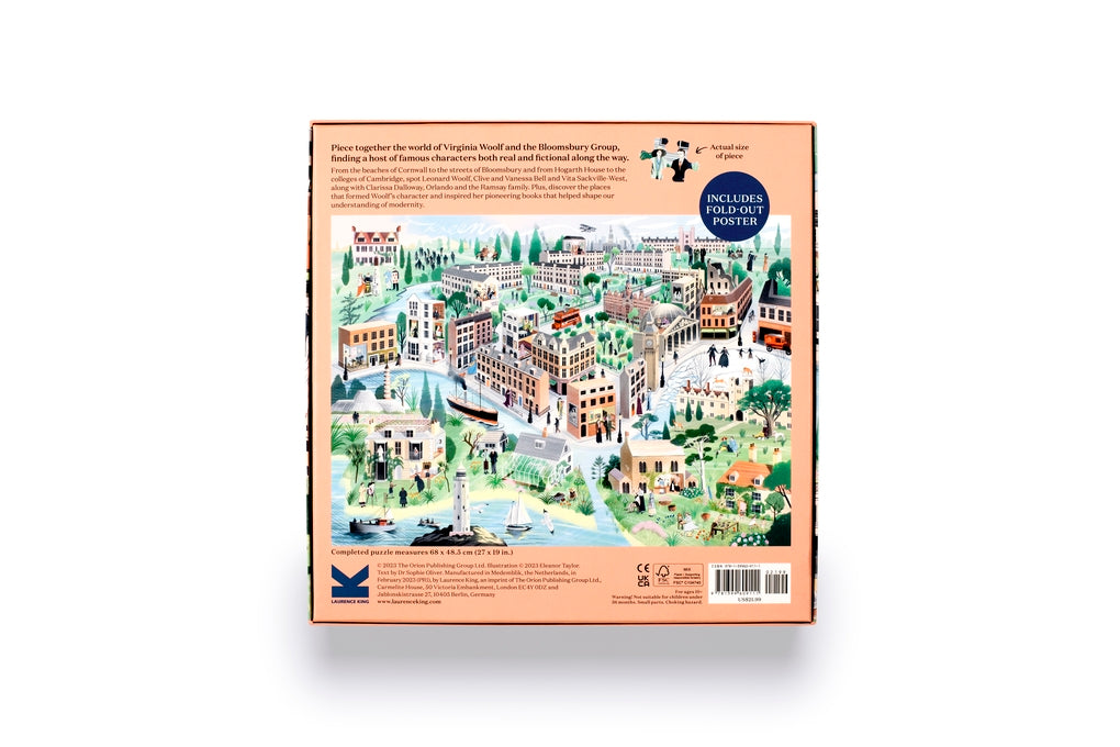 Laurence King Puzzles: Jigsaw Puzzle - 1000 Pieces - The World of - Virginia Woolf