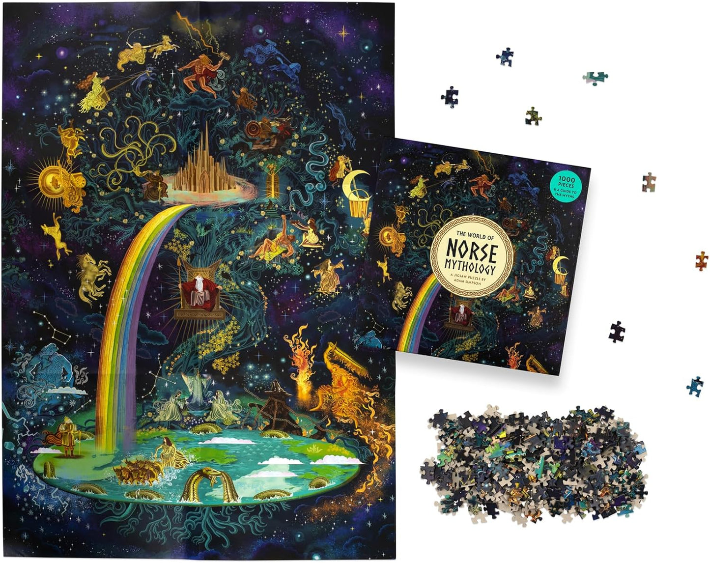 Laurence King Puzzles: Jigsaw Puzzle - 1000 Pieces - The World of - Norse Mythology