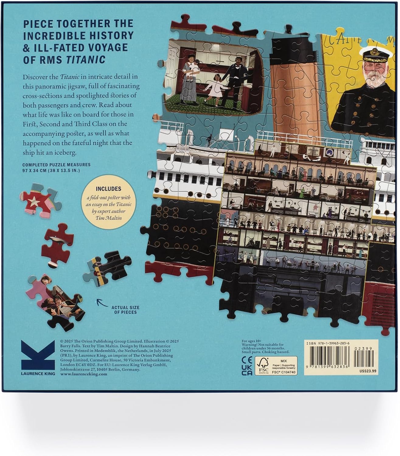Laurence King Puzzles: Jigsaw Puzzle - 1000 Pieces - The World of - The Titanic