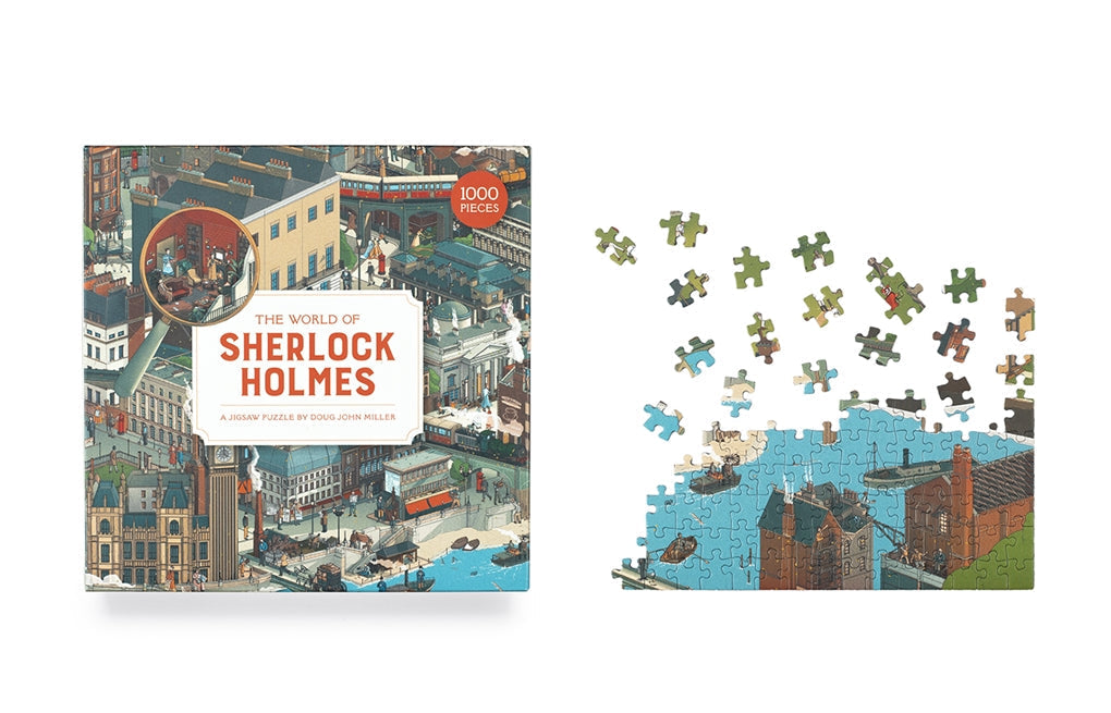 Laurence King Puzzles: Jigsaw Puzzle - 1000 Pieces - The World of - Sherlock Holmes