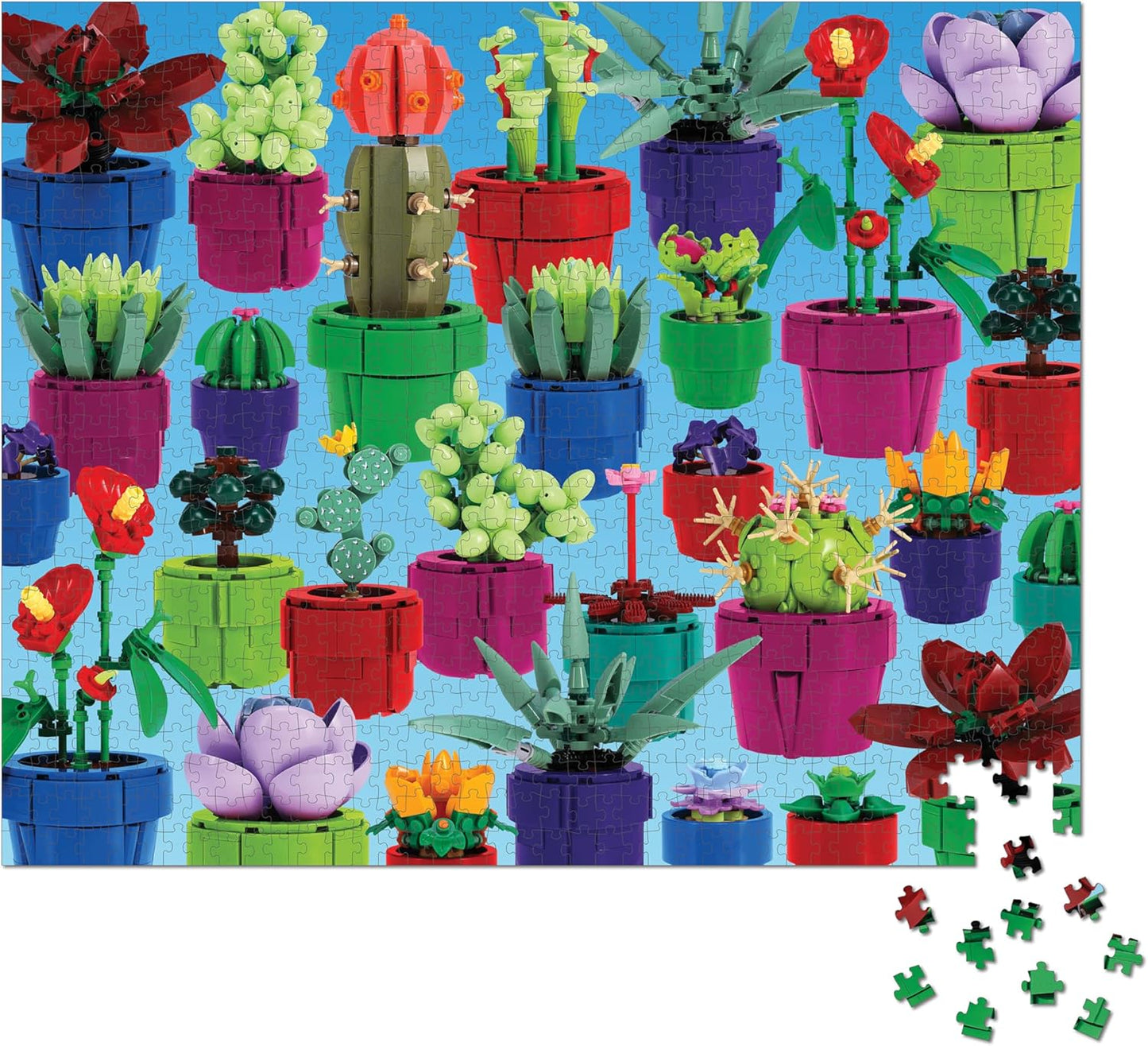Chronicle Books Puzzles: Jigsaw Puzzle - 1000 Pieces - LEGO - Tiny Garden