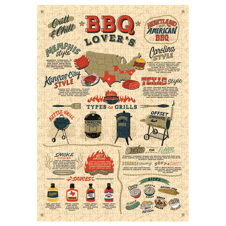 Ridley's Games Puzzles: Jigsaw Puzzle - 500 Pieces - BBQ Lover's