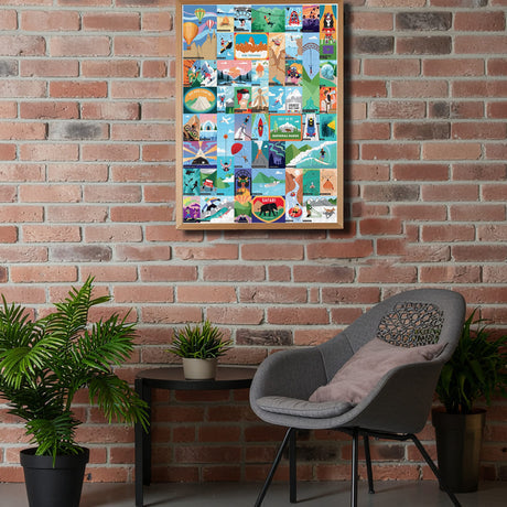 Ridley's Games Puzzles: Jigsaw Puzzle - 1000 Pieces - Bucket List - 50 Thrilling Experiences for Adventure Seekers