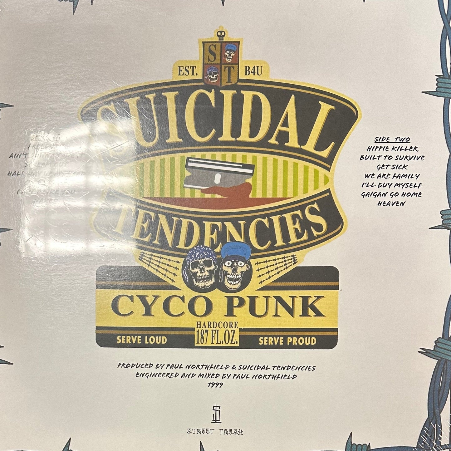 Suicidal Tendencies – FREEDUMB Vinyl LP Record **UNOFFICIAL PRESSING**