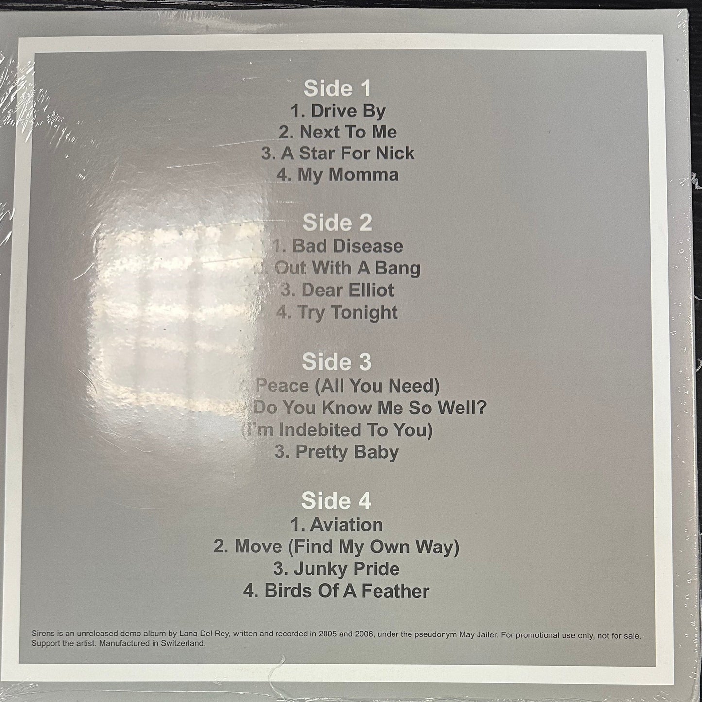 Lana Del Rey (MAY JAILER) - SIRENS Vinyl LP Record *Unofficial Release*