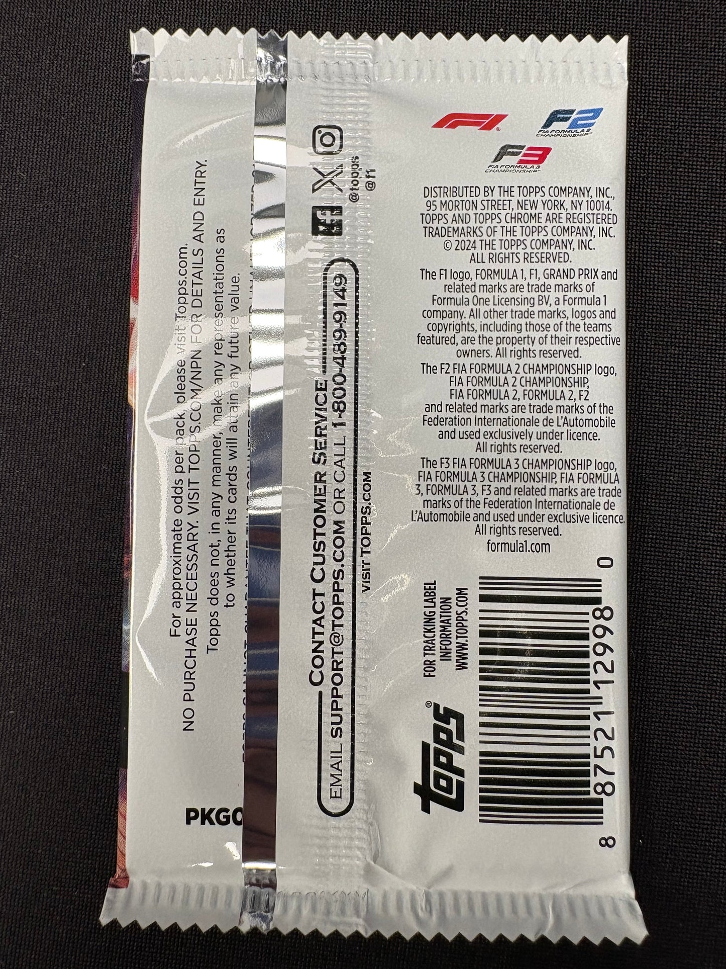 2024 Topps Chrome F1 Formula 1 Qualifying Lap Hobby Single Pack