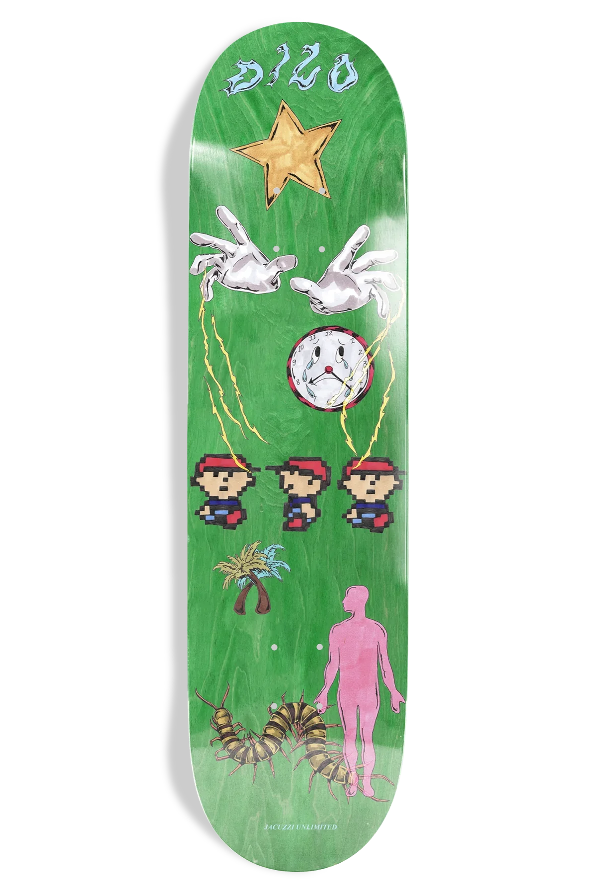 Jacuzzi Unlimted John Dilo Projection 8" Skateboard Deck