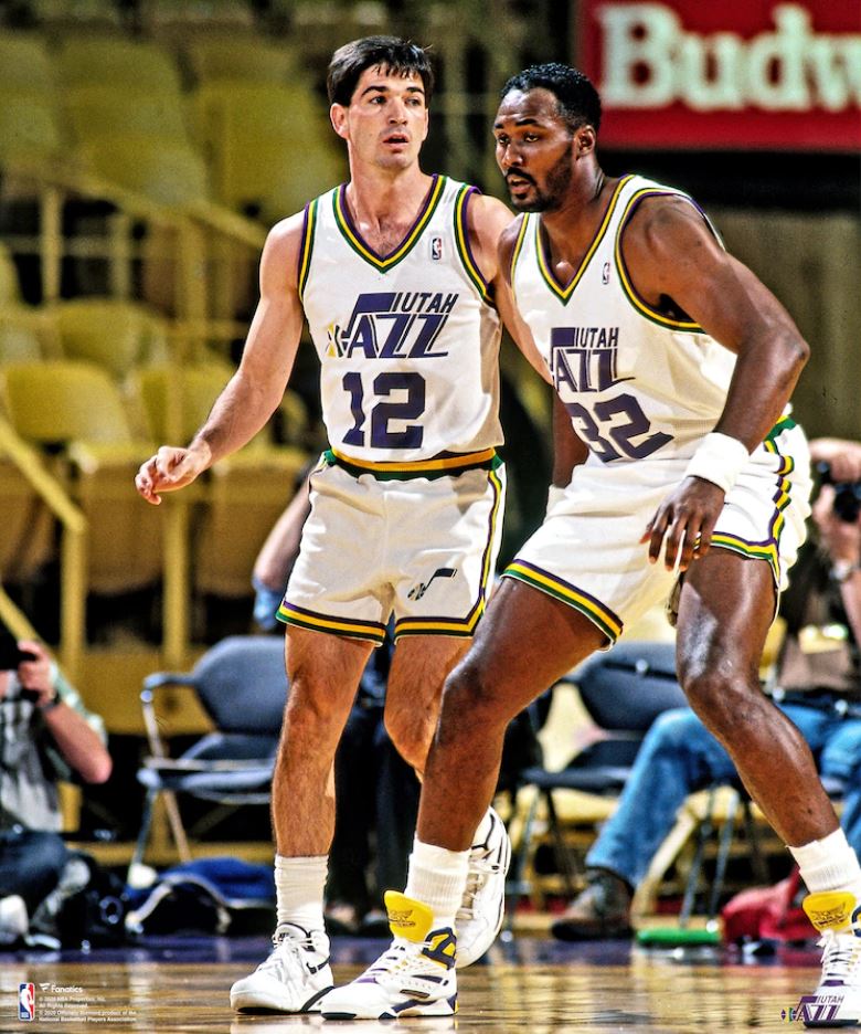 John Stockton & Karl Malone Utah Jazz 8" x 10" Basketball Photo