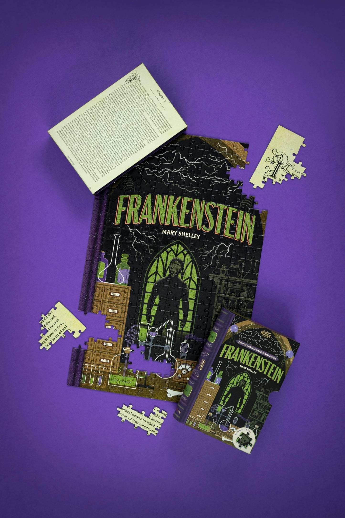 Double-Sided Puzzle: Frankenstein