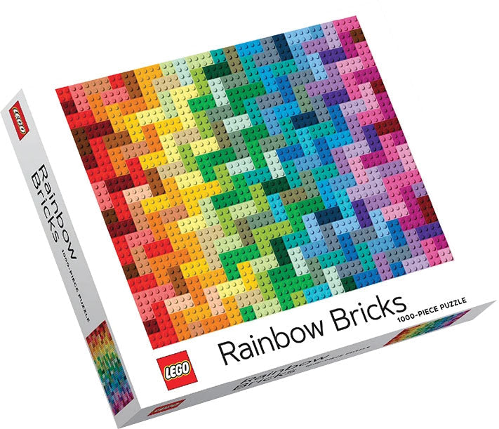 Chronicle Books Puzzles: Jigsaw Puzzle - 1000 Pieces - LEGO - Rainbow Bricks