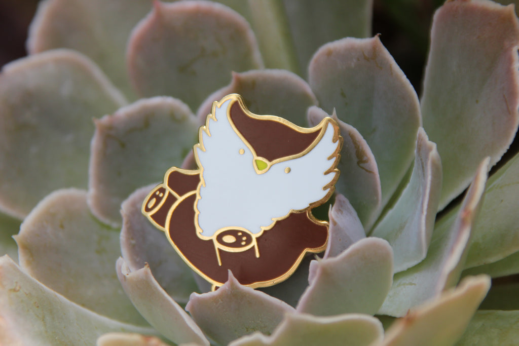 Baby Bestiary: Owlbear Enamel Pin - Tumbling