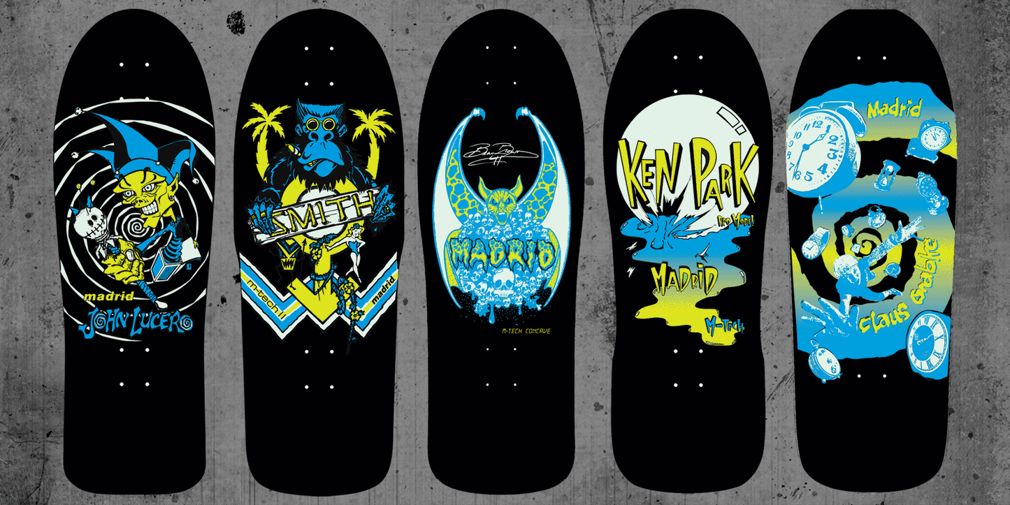 Madrid Ken Park Crystal Ball LTD Glow In The Dark 10.25" Skateboard Deck