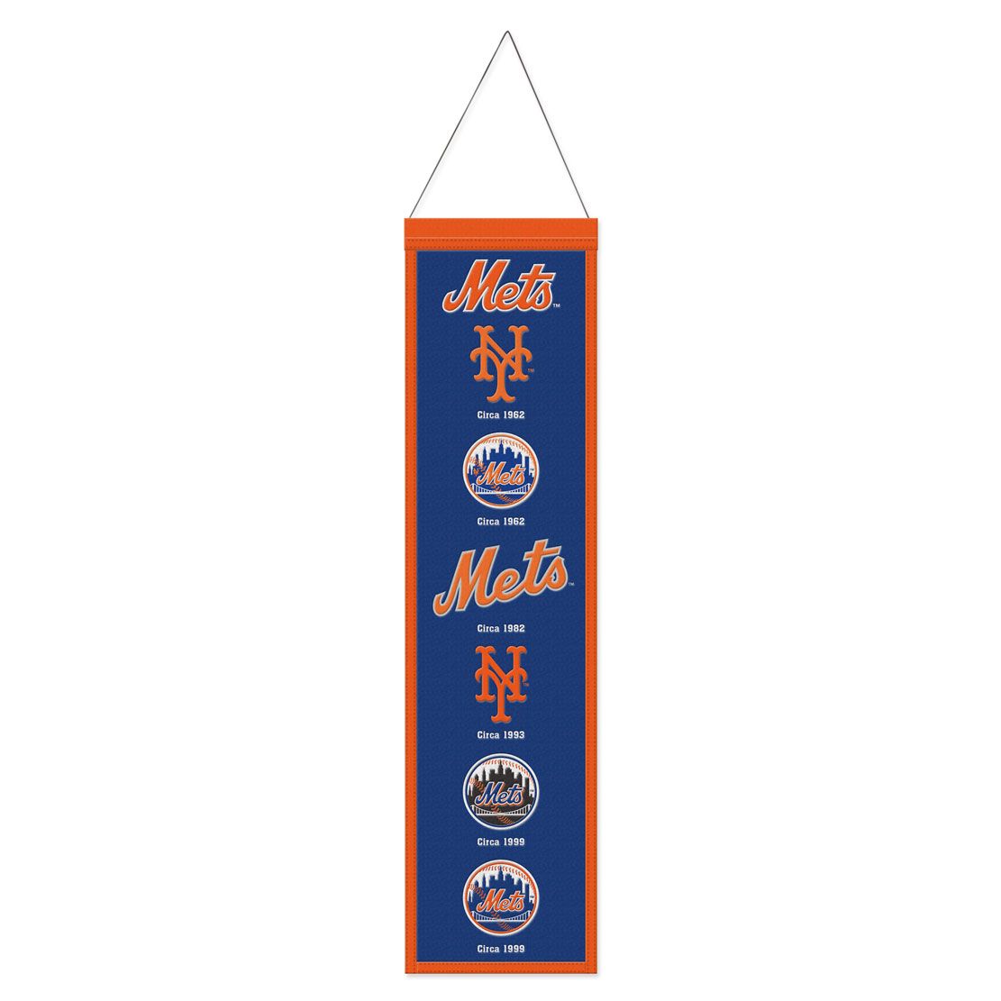 New York Mets 8" x 32" Wool Banner