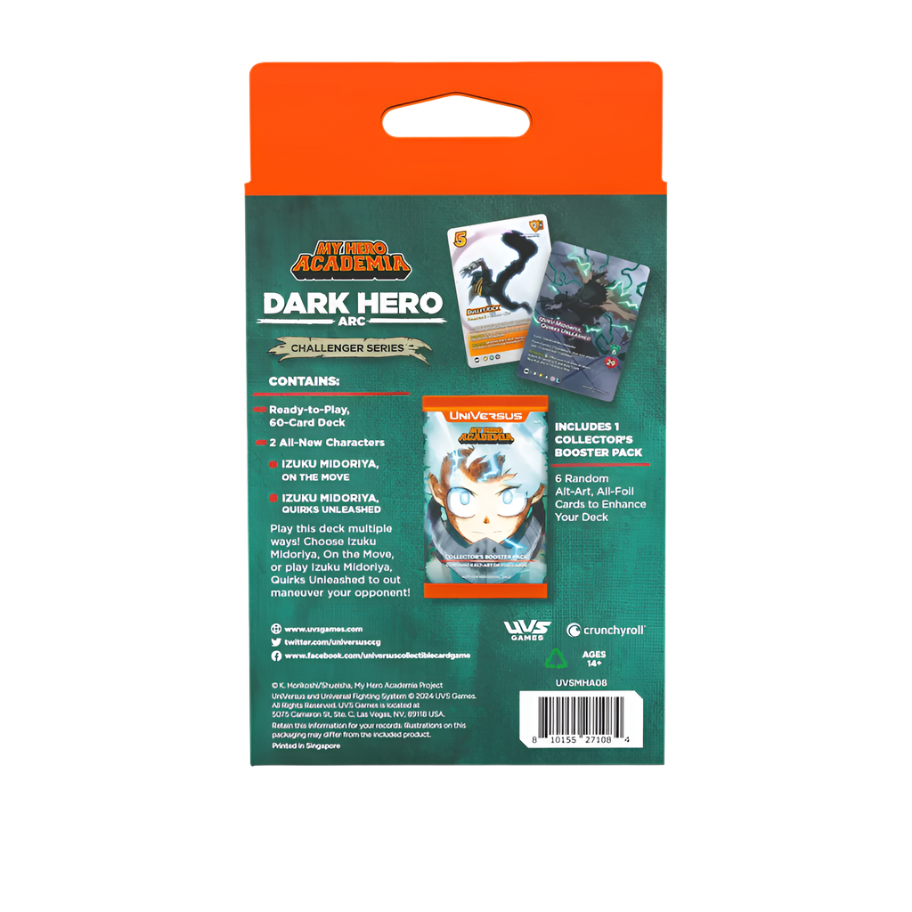 UniVersus: My Hero Academia: Dark Hero Arc Challenger Series
