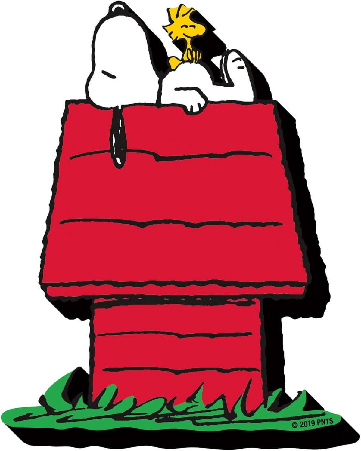 Aquarius Magnets: Funky Chunky Magnet - Peanuts - Snoopy - Dog House