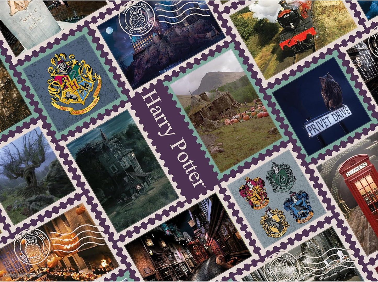 Aquarius Puzzles: Harry Potter - Stamps
