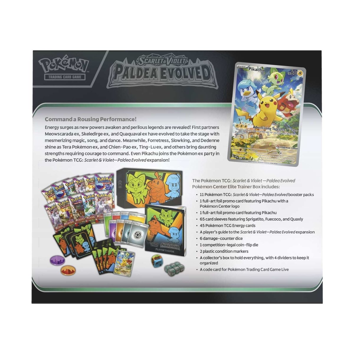Pokemon: Scarlet & Violet - Paldea Evolved Elite Trainer Box