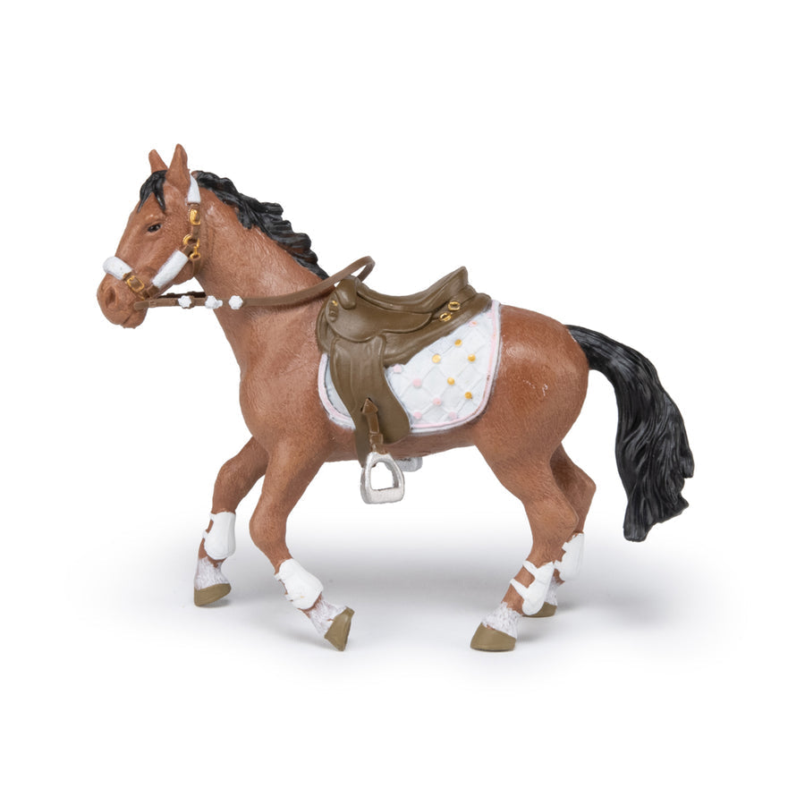 Papo France: Horses, foals & ponies - Winter Fashion Rider Horse