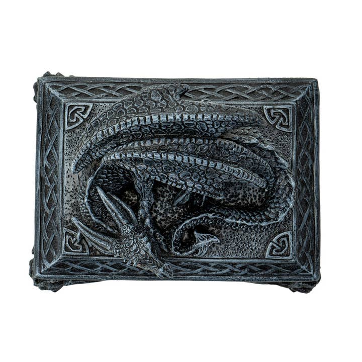 Celtic Dragon Box: Trinket Box - Mythical Winged Guardian