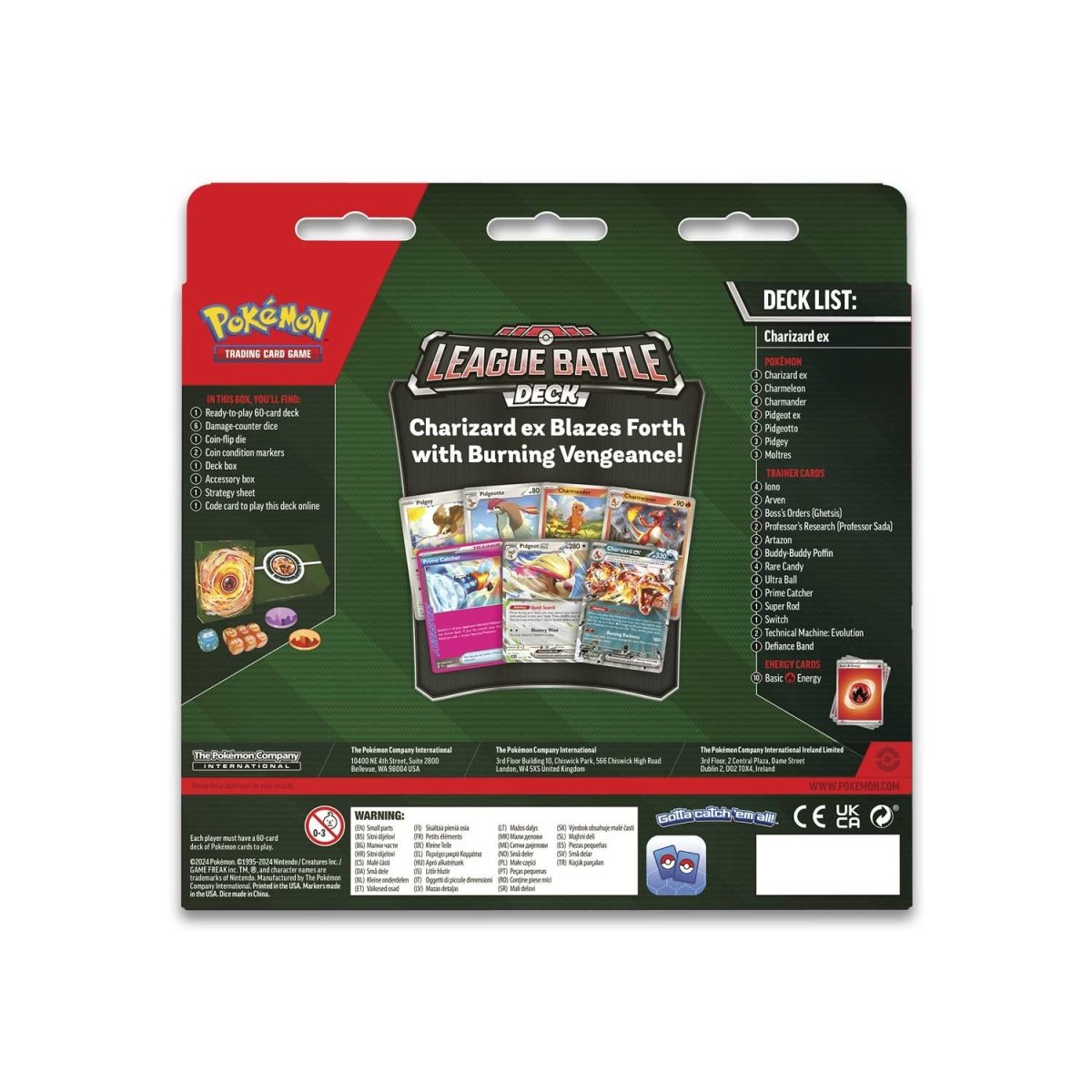 Pokemon: Charizard ex League Battle Deck