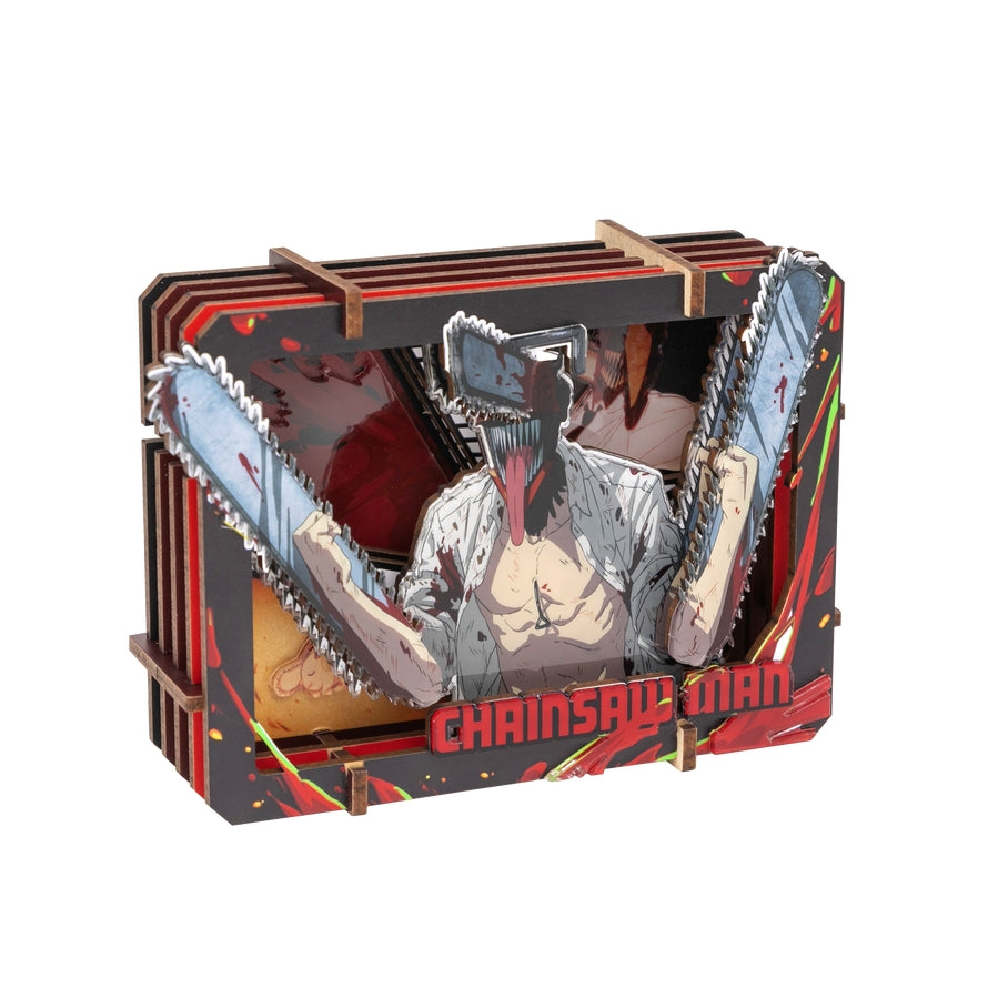 Puremind: Craft Kit - Wooden Gallery - Individual Snapshot - Chainsaw Man - Chainsaw Devil