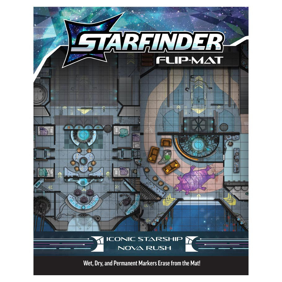 Starfinder: Flip-Mat - Iconic Starship: Nova Rush (2E)