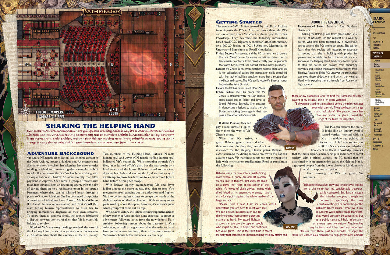 Pathfinder: Dark Archive Sketch Edition (2E) (Remaster)