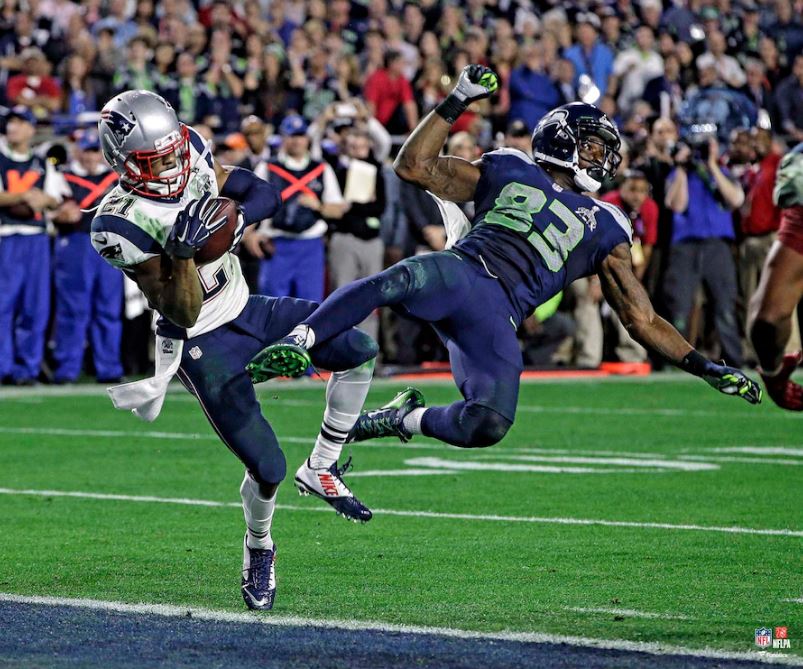 Malcolm Butler Super Bowl XLIX Game-Winning Interception New England Patriots 8x10 Football Photo