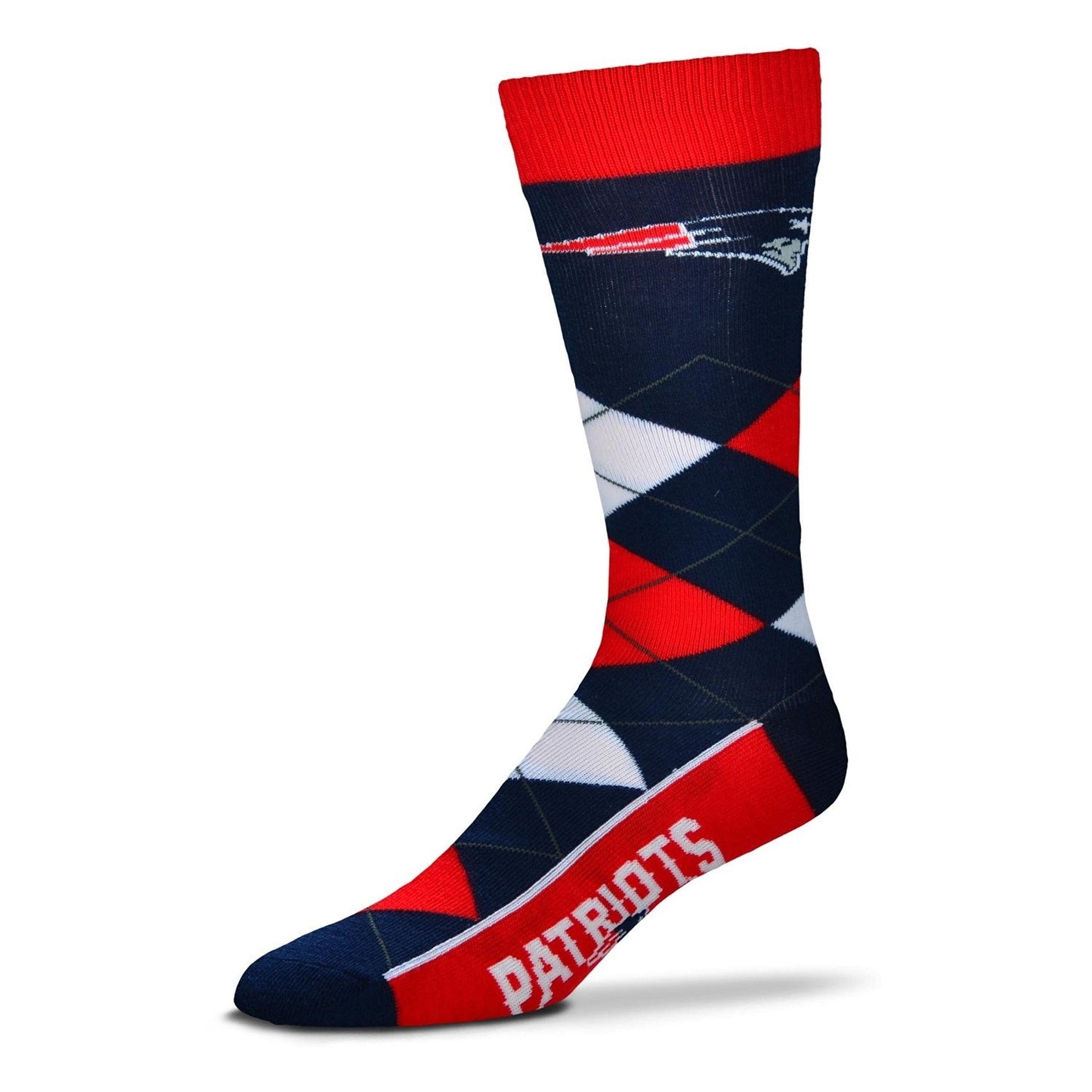 New England Patriots Men's Argyle Lineup Socks