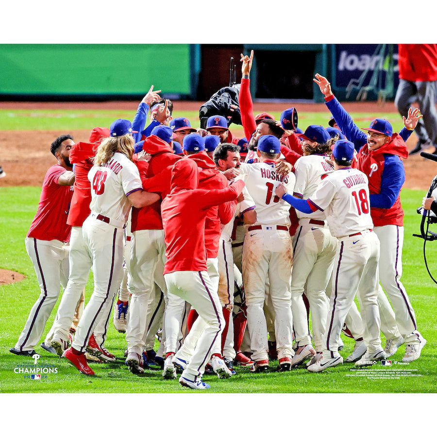 Philadelphia Phillies 2022 National League Champions Celebration 8" x 10" Baseball Photo