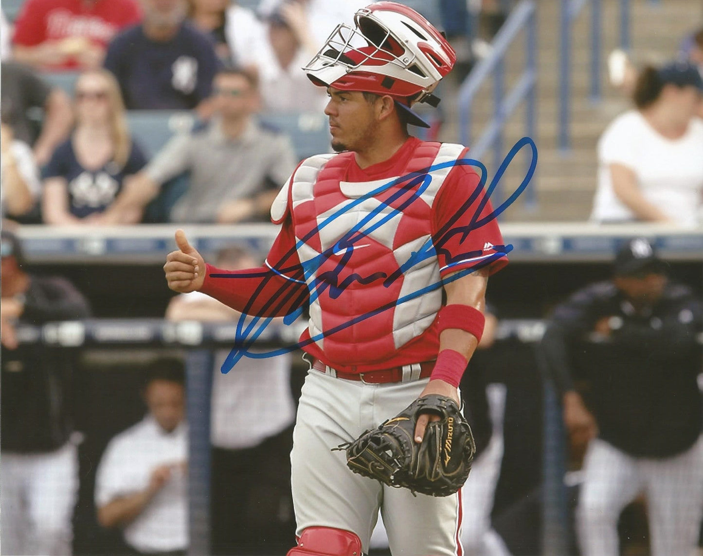 Jorge Alfaro Catcher Autographed Philadelphia Phillies 11" x 14" Baseball Photo