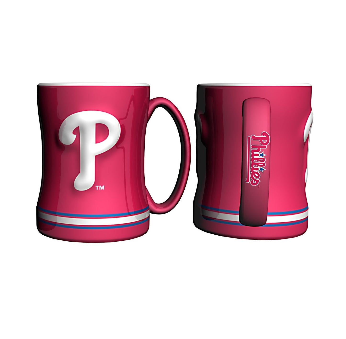 Philadelphia Phillies Logo Relief Coffee Mug