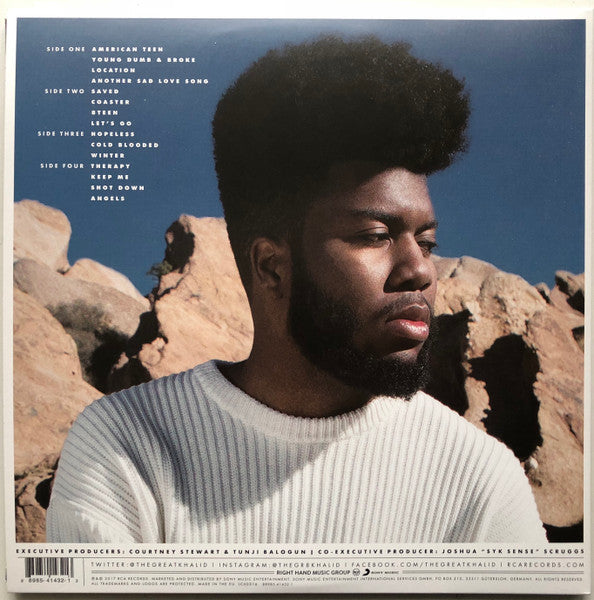 KHALID- American Teen 2XLP Vinyl Record