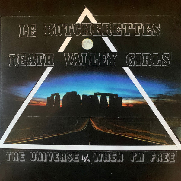 Le Butcherettes / Death Valley Girls – The Universe / When I'm Free "Space Junk Splatter" Color Vinyl 7" Record