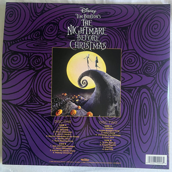 Soundtrack -Danny Elfman – Tim Burton's The Nightmare Before Christmas (OST) 2XLP Vinyl Record