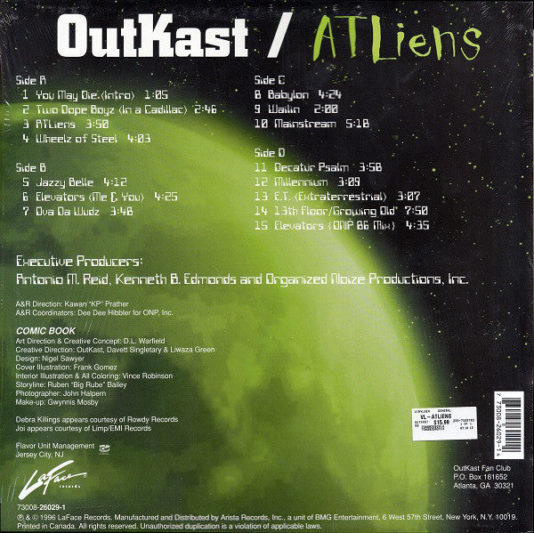 OutKast – ATLiens 2x Vinyl LP Record
