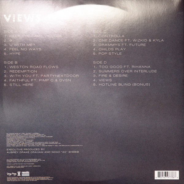 Drake - Views 2x Vinyl LP Record