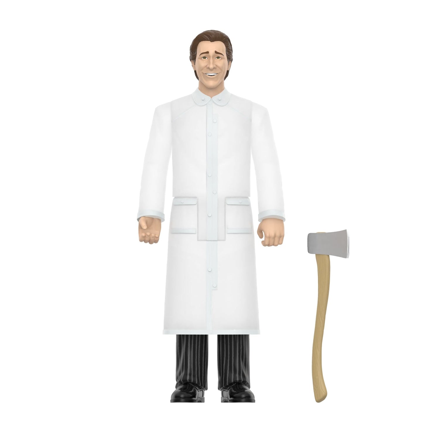 Super7 x AMERICAN PSYCHO - PATRICK BATEMAN - RAINCOAT ReAction Figure