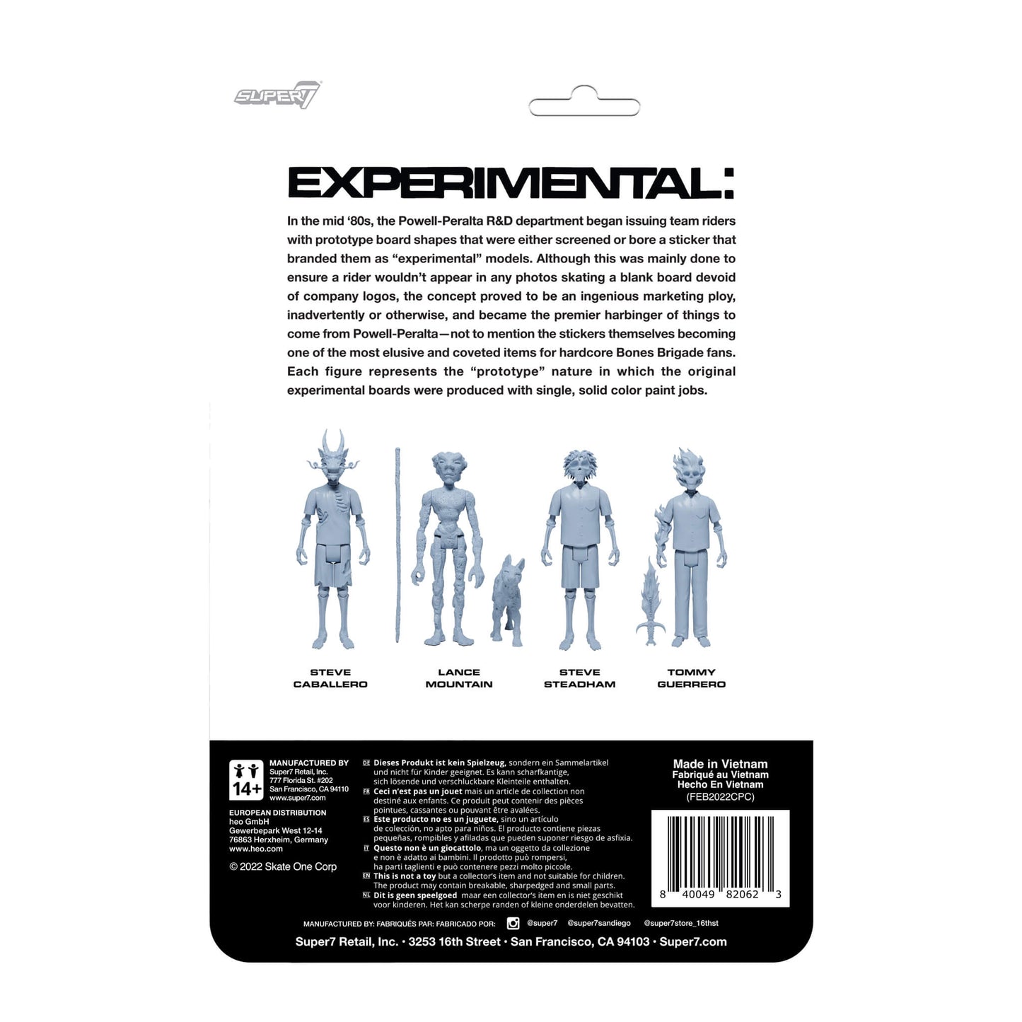 Super7 x Powell Peralta Steve Steadham - Experimental ReAction Figure