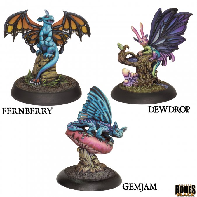 Bones Black: Fairy Dragons (3)